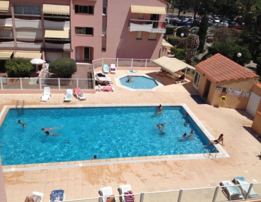 La Brise Marine ~ 300M Mer~Piscine~Clim~Wifi~Calme Argelès-sur-Mer Exterior foto
